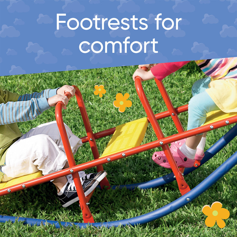 Durable WeatherResistant Metal Rocking Seesaw & Reviews Birch Lane